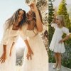 Family Party Dress Mother Daughter Outfits White Gold Star Ruffles Sleeve Dress Woman Long Dress Teen.jpg 350x350xz.jpg
