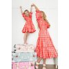 Mother Daughter Matching Dress Party Dress 2024 Girl Woman White Blue Floral Dresses for Kids Mommy.jpg 640x640.jpg (3)
