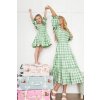 Mother Daughter Matching Dress Party Dress 2024 Girl Woman White Blue Floral Dresses for Kids Mommy.jpg 640x640.jpg (4)