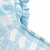 Mother Daughter Matching Dress Party Dress 2024 Girl Woman White Blue Floral Dresses for Kids Mommy.jpg (3)