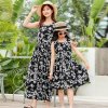 2024 Summer Mommy and Daughter Matching Clothes Dresses Fashion Beach Dress New Girls Sleeveless Dresses for.jpg 640x640.jpg (6)