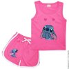 Disney Stitch Sports Clothes Suit Children Fashion Leisure Sleeveless Girls Vest T shirt 2Pcs Sets Kids.jpg 640x640.jpg (4)
