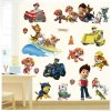 Real Cartoon For Children PAW Patrol PVC Waterproof 3D Stickers Home Decoration Background Wall Decoration of 0