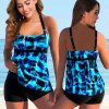 Dámské plavky dvojdílné tankini Plus Size (S-2XL)