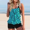 Dámské plavky dvojdílné tankini mix barev Plus Size (S-6XL)