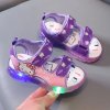 Dívčí svítící sandále Hello Kitty