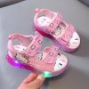 Dívčí svítící sandále Hello Kitty