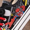 Plátěné tenisky na suchý zip Spiderman