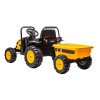 Elektrický traktor s vlečkou Milly Mally Farmer žlutý (Barva Žlutá)