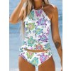 Dámské plavky dvojdílné "tankini" mix barev a vzorů (Plus size S - 6XL)