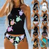 Dámské plavky dvojdílné "tankini" mix barev a vzorů (Plus size S - 6XL)