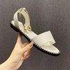 Dámské letní sandále s designovým kotníkovým náramkem