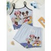 Disney Mickey a Minnie Mouse dámský pyžamový set tílko a kraťasy