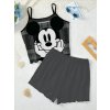 Disney Mickey a Minnie Mouse dámský pyžamový set tílko a kraťasy