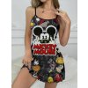 Minnie a Mickey Mouse dámská noční košilka na špagetová ramínka