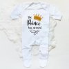 Kojenecký overal na spaní The Prince has arrived (3-6 měsíců)