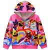 Dětská mikina s potiskem Smilings Critters na zip