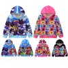 Dětská mikina s potiskem Smilings Critters na zip