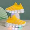 Dětské nazouvací sneakersky (vel. 21-30 EUR) - svítící, na robustní podešvi