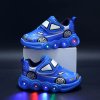 Sneakersky pro kluky s motivem autíčka (vel. 21-30 EUR) - svítící, na robustní podešvi