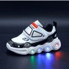 Sneakersky pro kluky s motivem autíčka (vel. 21-30 EUR) - svítící, na robustní podešvi