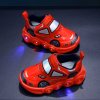 Sneakersky pro kluky s motivem autíčka (vel. 21-30 EUR) - svítící, na robustní podešvi