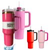 Termohrnek s madlem a brčkem H2.0 (mix barev) 1180 ml
