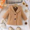 Elegantní kojenecký kabátek v khaki barvě (vel. od 3 měs. do 3 let)