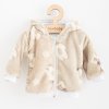 Kojenecká Wellsoft zimní mikinka s kapucí New Baby Polar Bear (Barva Hnědá, Velikost 56 (0-3m))