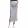 Side opening Maternity Skirts For Pregnant Women Clothes Abdominal High Waist Skirt Pregnancy Casual Slim Package 0