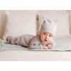 Kojenecká čepička Koala Pure purple (Barva Fialová, Velikost 62 (3-6m))