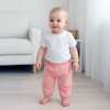Dětská bavlněná souprava tričko a mušelínové kalhoty New Baby Kindergarten růžová (Barva Růžová, Velikost 98 (2-3r))