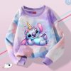Dětská duhová mikina Stitch