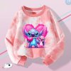 Dětská duhová mikina Stitch