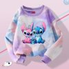 Dětská duhová mikina Stitch