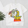 Dětské narozeninové tričko s potiskem Toy Story s číslovkou, bílé
