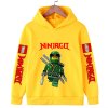 Dětská jednobarevná mikina s potiskem LEGO NINJAGO