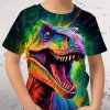 Dětské tričko s celoplošným potiskem - Dinosaurus (14 motivů)