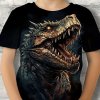 Dětské tričko s celoplošným potiskem - Dinosaurus (14 motivů)