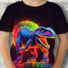 Dětské tričko s celoplošným potiskem - Dinosaurus (14 motivů)
