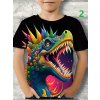 Dětské tričko s celoplošným potiskem - Dinosaurus (14 motivů)
