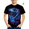 Dětské tričko s celoplošným potiskem - Dinosaurus (14 motivů)