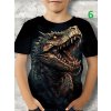 Dětské tričko s celoplošným potiskem - Dinosaurus (14 motivů)
