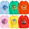 Dětské barevné tričko s dlouhým rukávem V hlavě 2 (Inside Out 2)