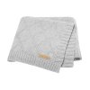 Bavlněná pletená deka pro miminka se vzorem (90 x 70 cm)