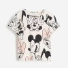 Dívčí tričko s krátkým rukávem "Minnie a Mickey Mouse"
