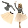 Módní oblečení pro Barbie - sada oblečení s doplňky
