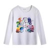 Dětské bílé tričko ABECEDA V hlavě 2 (Inside Out 2) s dlouhým rukávem