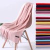 Fashion Solid Color 2021 Women Scarf Winter Hijabs Tessale Tassels Long Lady Shawls Cashmere Like Pashmina.jpg Q90.jpg