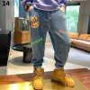 Chlapecké džínové kalhoty bez zapínání